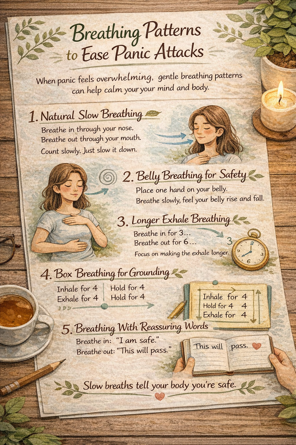 Breathing Patterns to Ease Panic Attacks